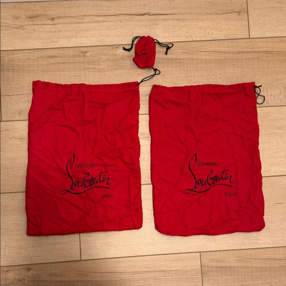 Christian Louboutin Red Travel Bags